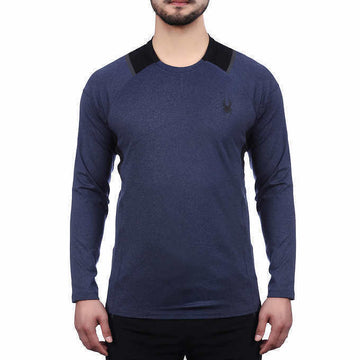 Spyder Active Men??s Long Sleeve Shirt Blue Size L