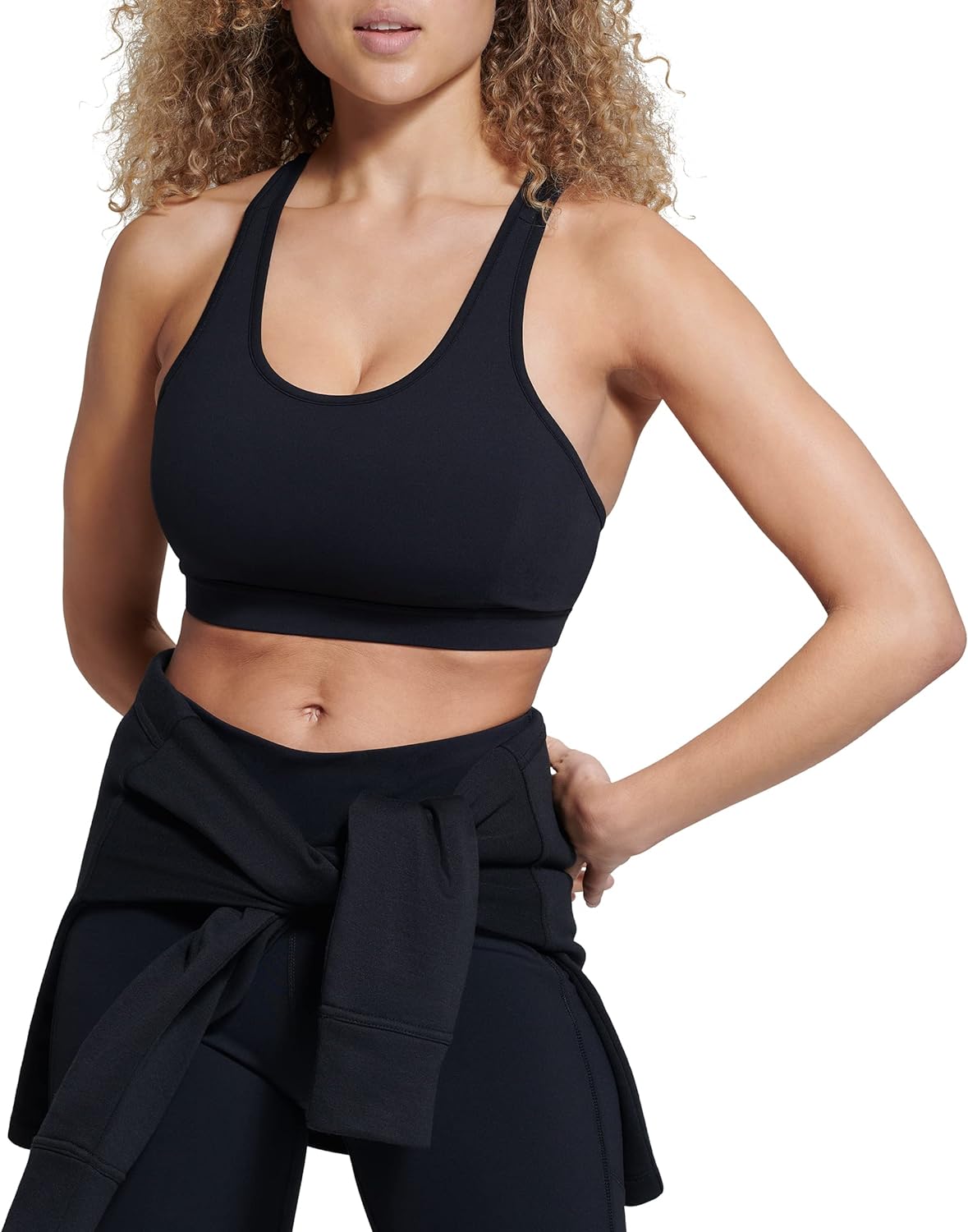 BASS OUTDOOR Women's Knit Bra Top, Black, X-Large XL