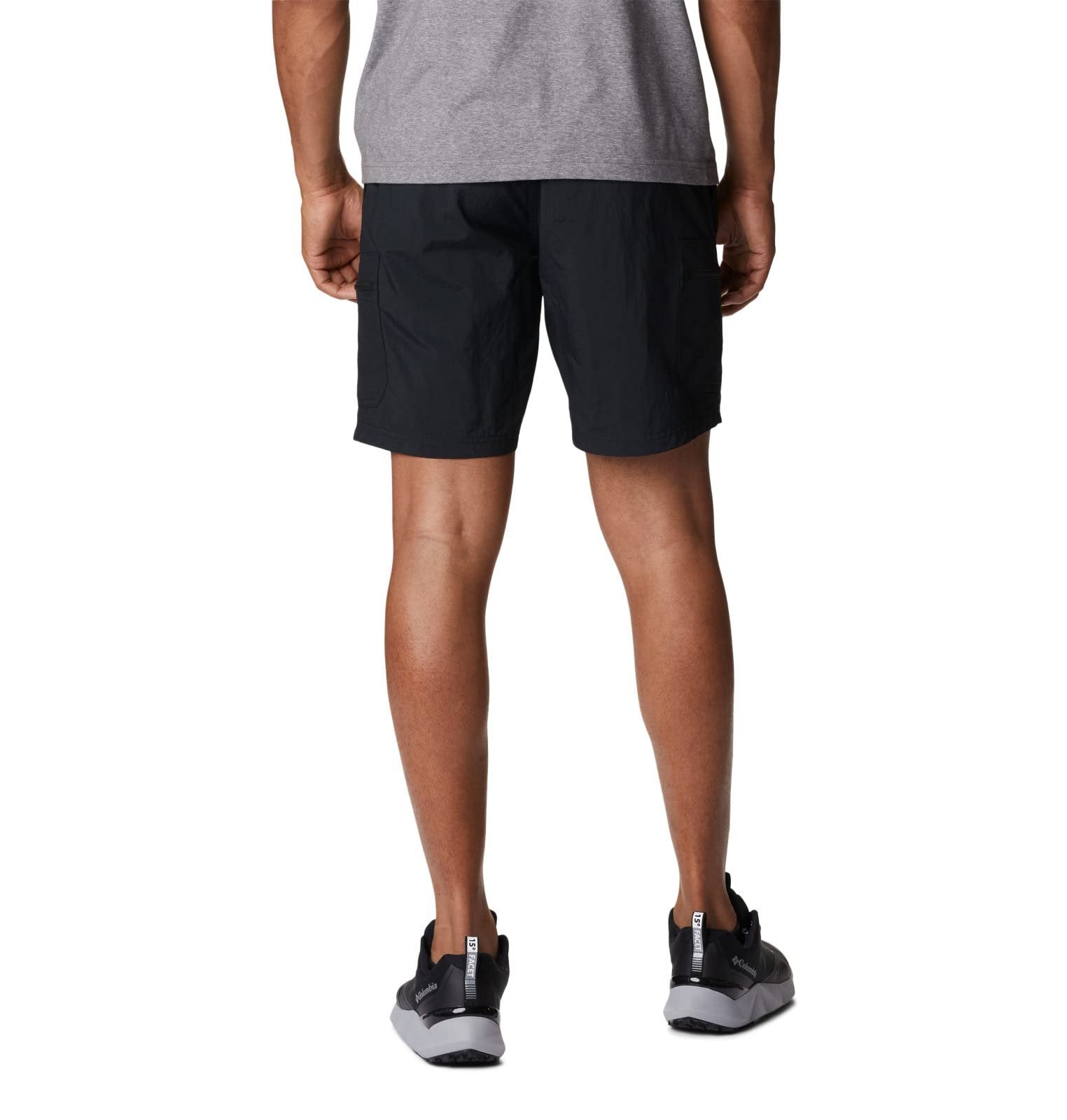 Columbia Mens Regular fit Casual Shorts Size M - 8 Inseam Black Solid MSRP $60