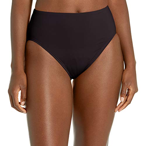 Contours by Coco Reef Women's Standard Onyx HIGH Waist Bottom, Black 001, Size M