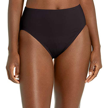 Contours by Coco Reef Women's Standard Onyx HIGH Waist Bottom, Black 001, Size M