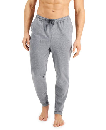 Karen Scott Alfani Men's Moisture-Wicking Pajama Joggers Gray Size S