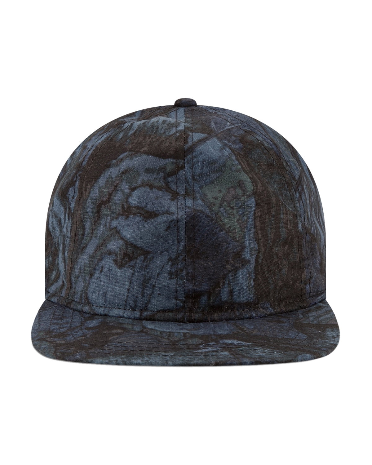 New Era Mens 9Twenty Tonal Camo Flat Brim Cap Navy