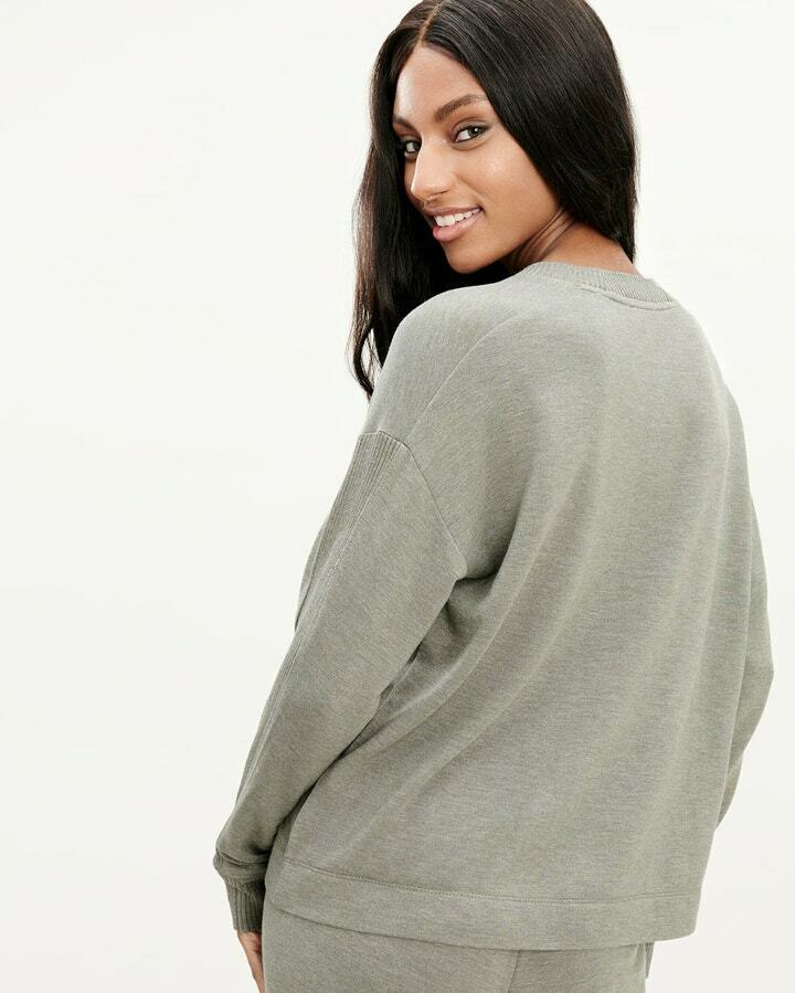 Spendid Super soft Valley Pullover Womens Gray Size XS MSRP $118