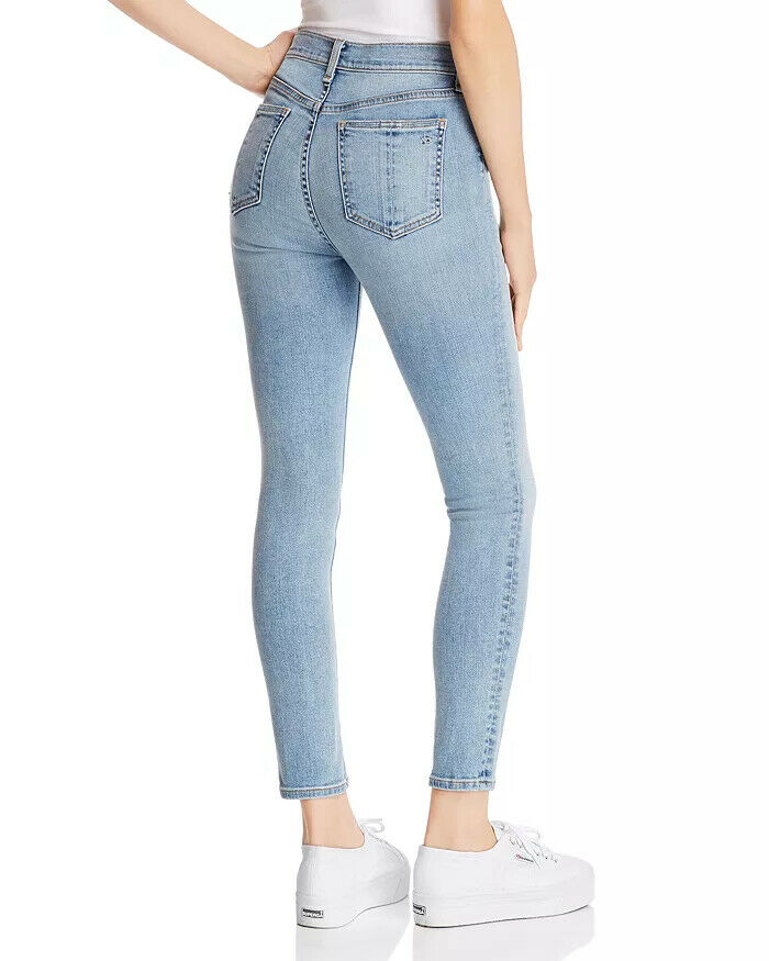 rag & bone Onslow High-Rise Ankle Skinny Jeans in Lucy Blue Size 25 MSRP $250