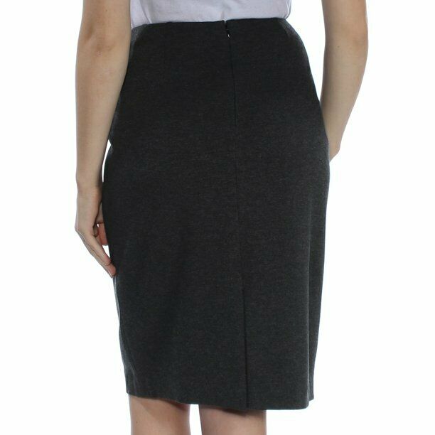 Kasper Women's Ponte Slim Skirt Gray Size 10