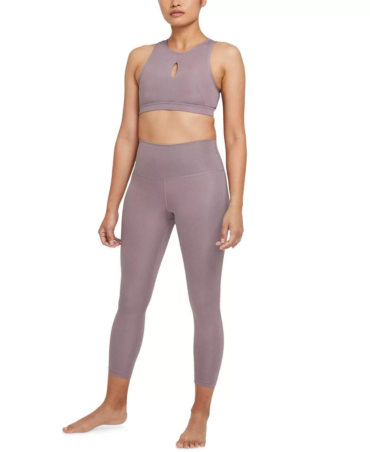 Nike Women's Yoga 7/8 Length Leggings Lilac purple Size XS MSRP $60