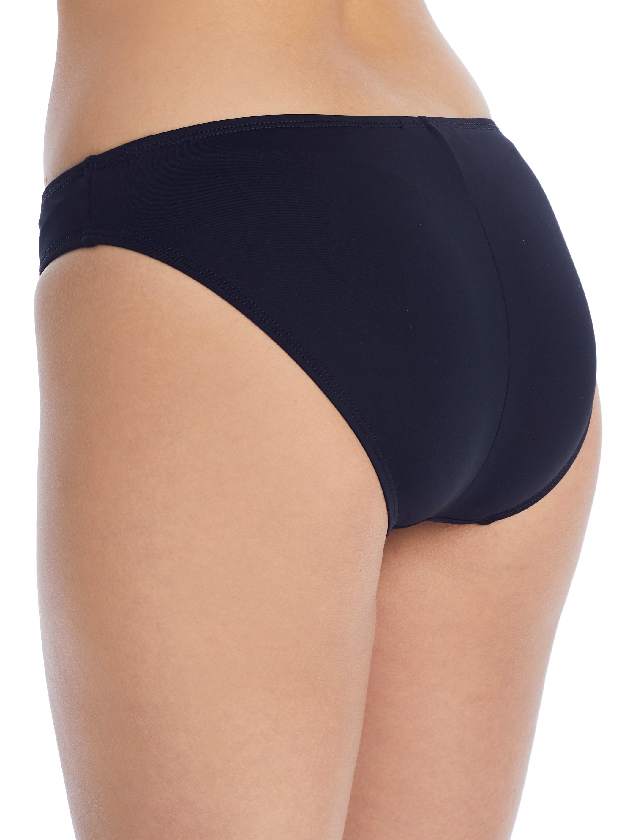 La Blanca Women Swimwear Island Goddess Bikini Hipster Swim Bottom Black Size 4