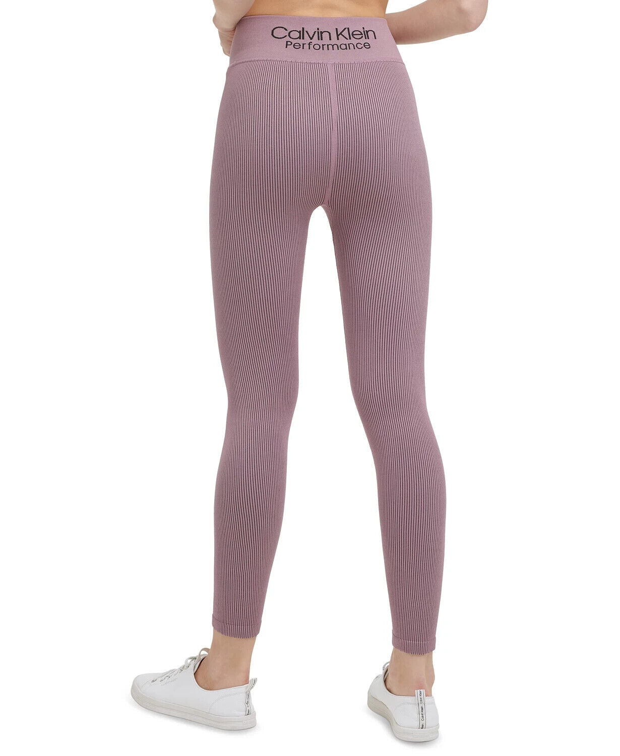 Calvin Klein womens 7/8 Length Leggings $69 Size M Purple MSRP $60