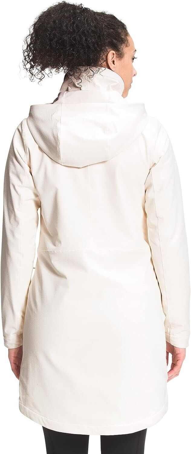 The North Face Shelbe Raschel Parka Length Hooded Jacket Ivory Size XS MSRP $189