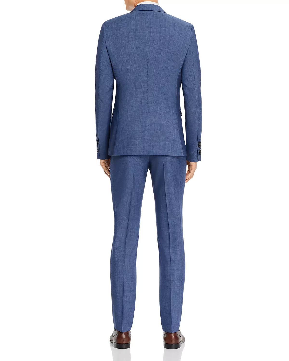 Hugo BOSS Astian Tic Weave Extra Slim Fit Suit Jacket Blue Size 42R