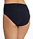 Magicsuit Women's Black Solid Stretch Shirred Bikini Bottom Swimwear, Size 14
