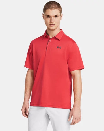 Under Armour Red Solstice Tech Polo - Mens Polo - 1290140-814