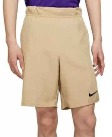 Nike Men's Court Dri-FIT Victory 9" Tennis Shorts beige Size M MSRP $45