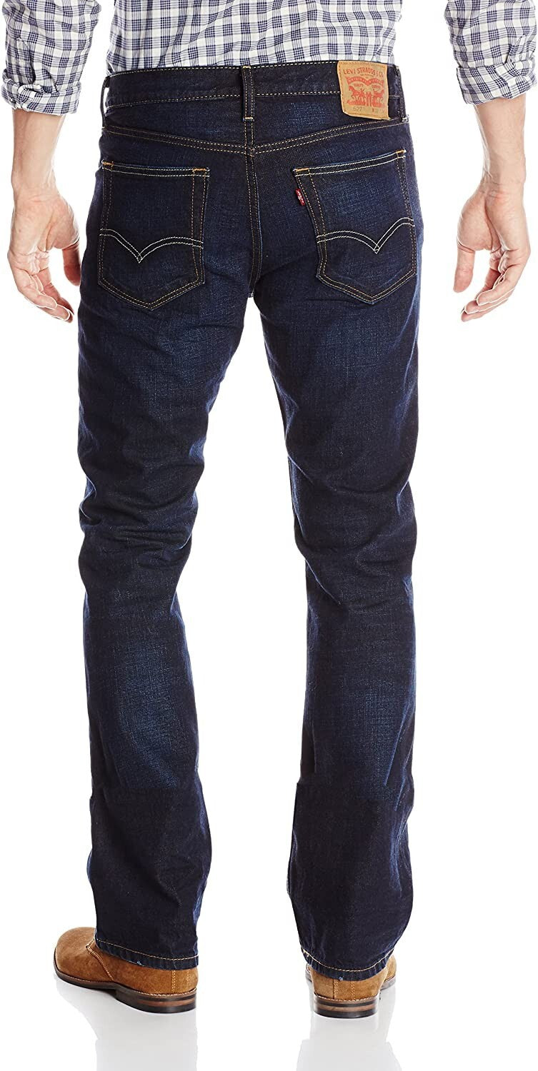 Levi's Men's 527 Slim Boot Cut Fit Jean, Indigo Blue Size 44x32 MSRP $60
