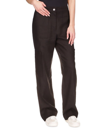 Michael Michael Kors High Rise Cargo Pants Black Size XL MSRP $125