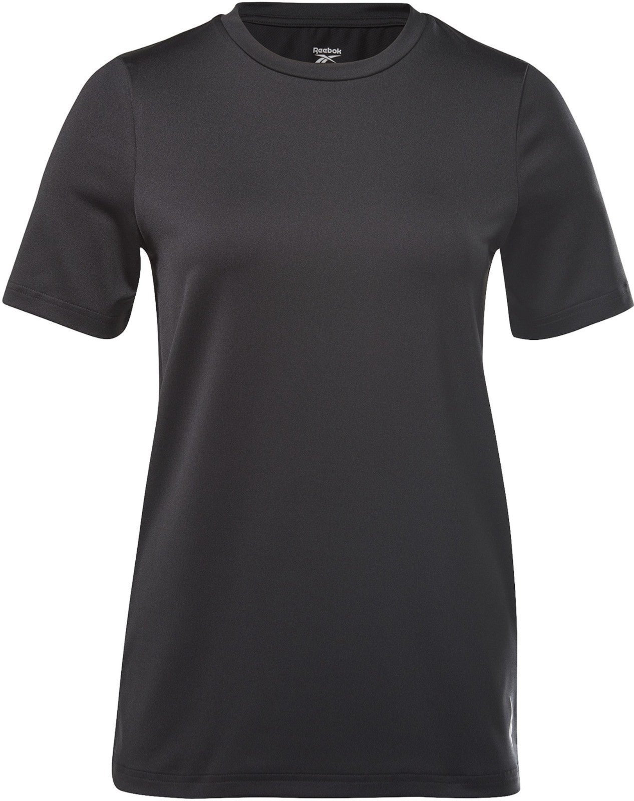 Reebok Women's Speedwick Slim Fit Crew Neck T-Shirt Black Size S MSRP $25