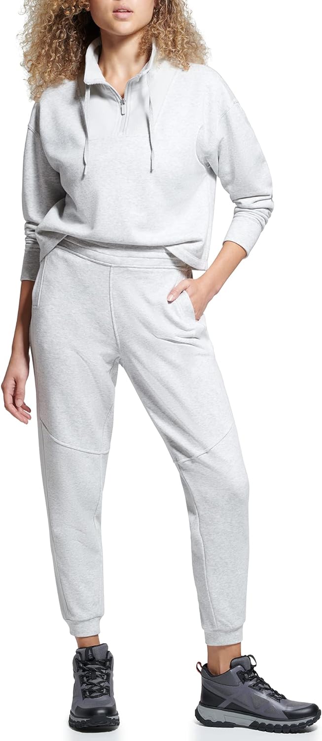 BASS OUTDOOR Women Knit Pullover, Gry Heather Large