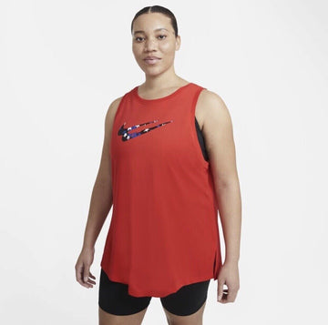 Nike Women's Plus Size Stars Tank Top Red Size 2X MSRP $30