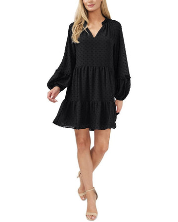 CeCe womens Baby Doll Dress, Size M, Black