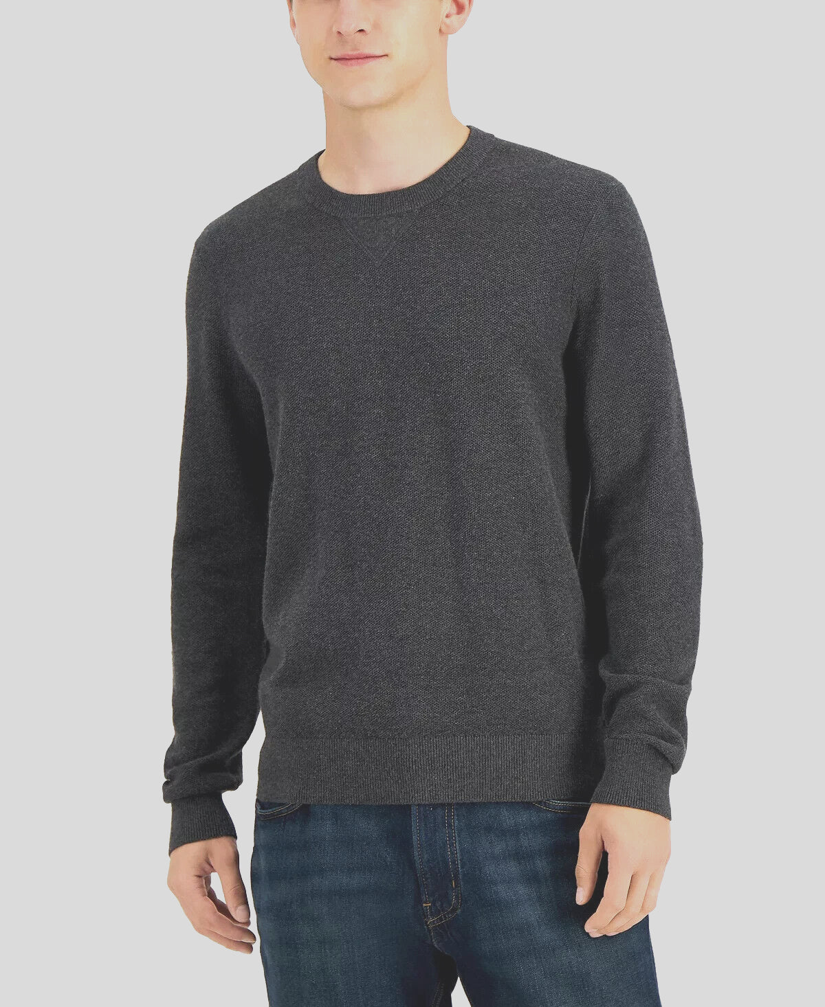 Michael Kors Men's Regular-Fit Solid Sweater Size XXXL Charcoal Gray MSRP $128