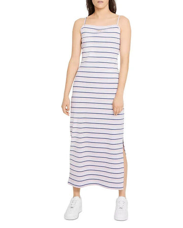 Nike Plus Femme Striped Maxi Dress Purple Size 2X MSRP $65