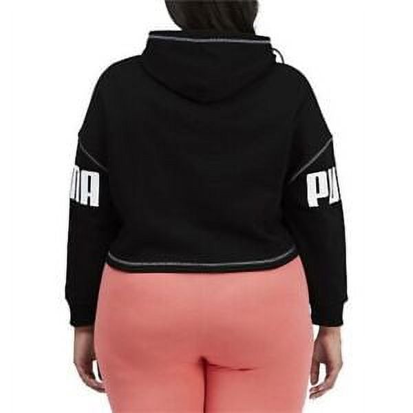 Puma Womens Plus Cozy Warm Hoodie Black Size 2X