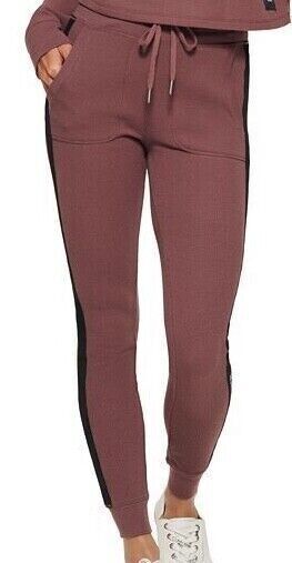 CALVIN KLEIN Women's Logo Thermal High-Waisted Leggings Purple Size L MSRP $60