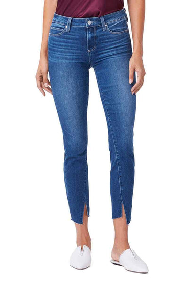 PAIGE DENIM Verdugo Mid Rise Twist Inseam Ankle Skinny Jeans Size 30