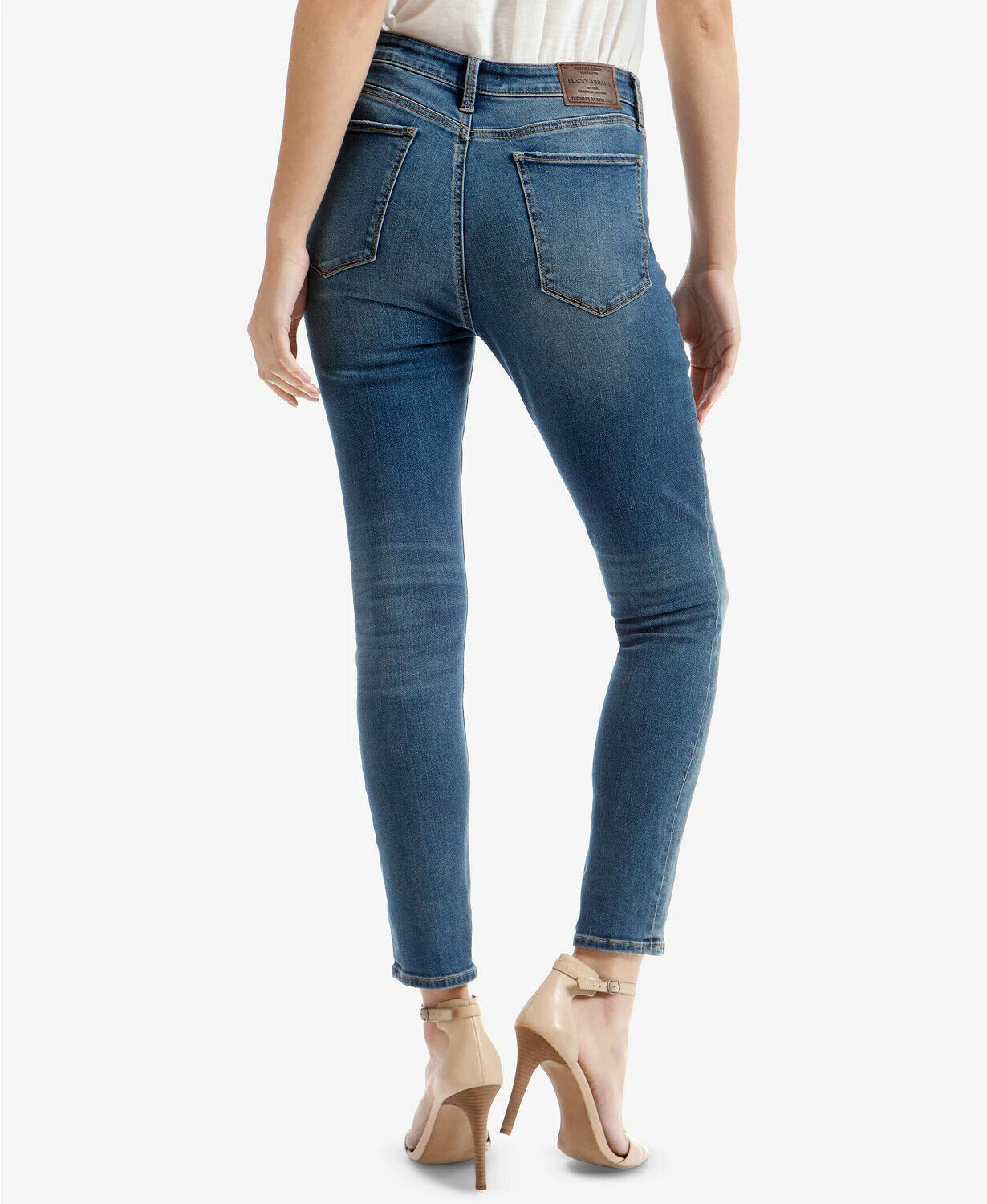 Lucky Brand Ava Super Skinny Jeans Blue Womens Size 25 MSRP $80