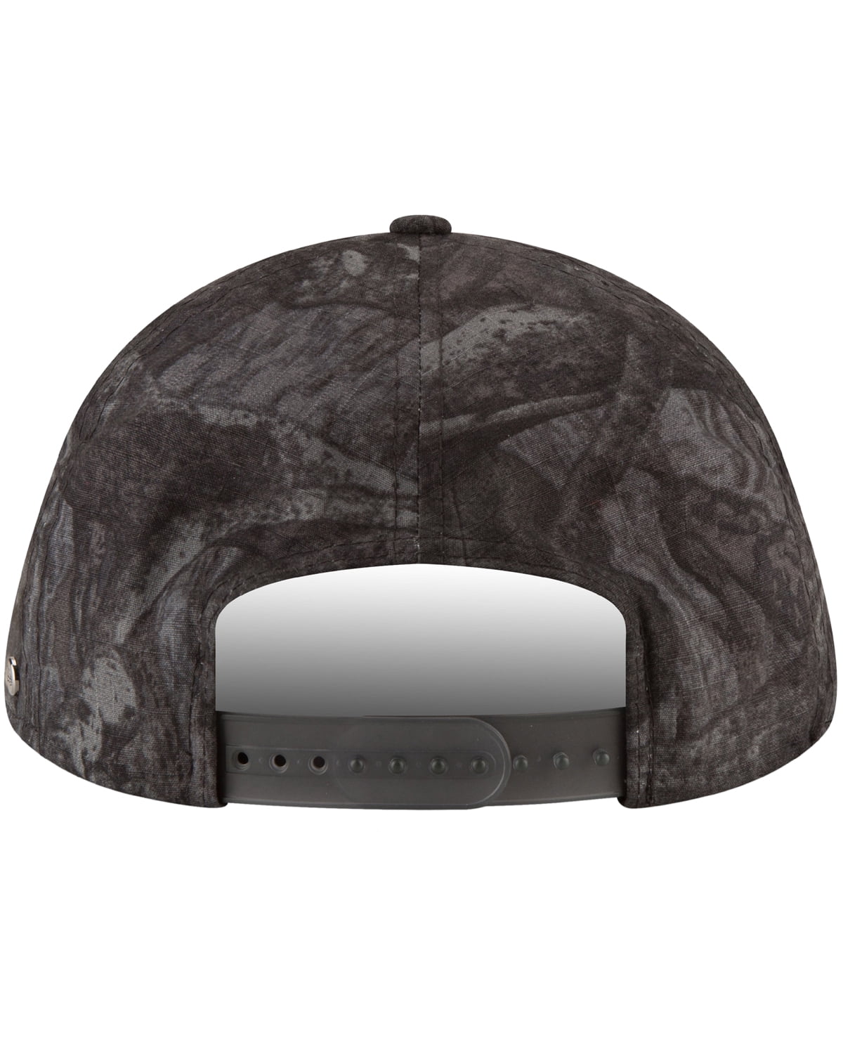 New Era Mens 9Twenty Tonal Camo Flat Brim Cap Black