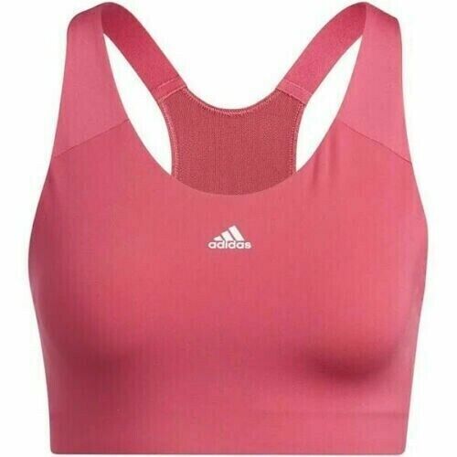adidas Women's Ultimate Alpha High-Support Sports Bra pink Size XS MSRP $50