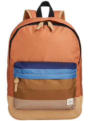 Sun + Stone Mens Riley Laptop School Backpack Brown One Size