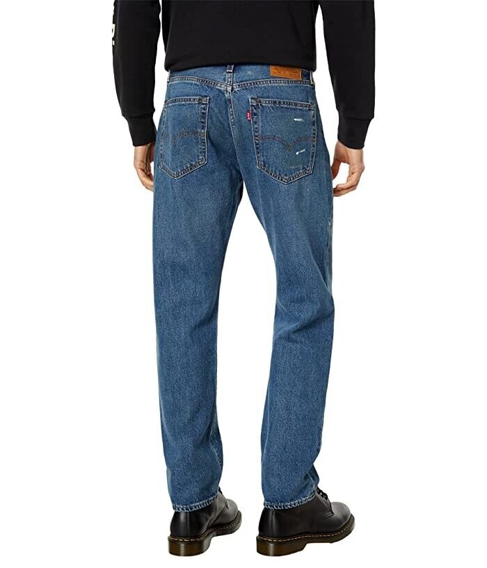 Levi's Men 551Z Authentic Straight-Fit Stonewash Jeans Blue Size 34x32 MSRP $108