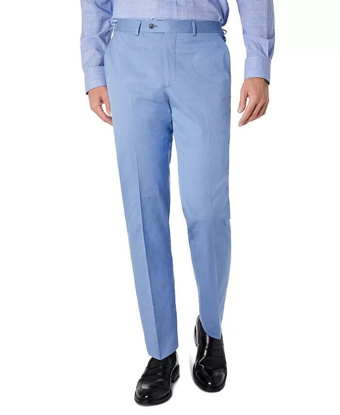 Sean John Men's Classic-Fit Solid Suit Pants Blue Size 40X32 MSRP $135