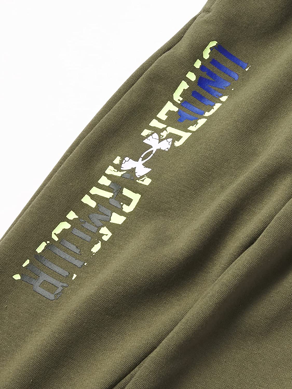 Under Armour Boys Rival Fleece Layers Joggers Marine Od Green Size L