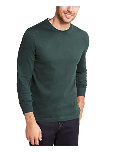Club Room Mens Cotton Crewneck T-Shirt Green Size L