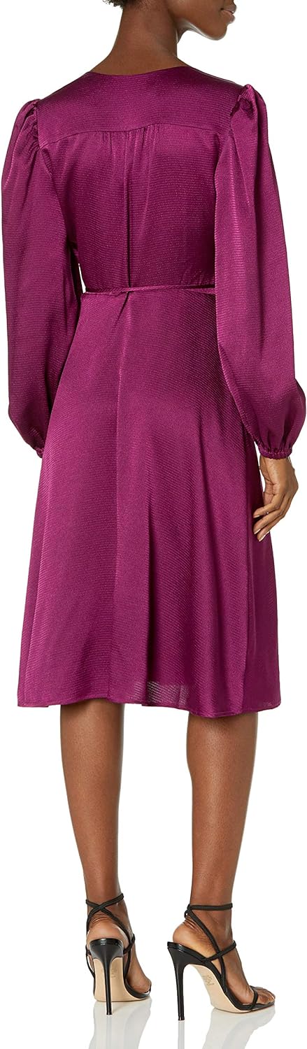Trina Turk Women's Wrap Dress, Berry in Love, Purple Size 6