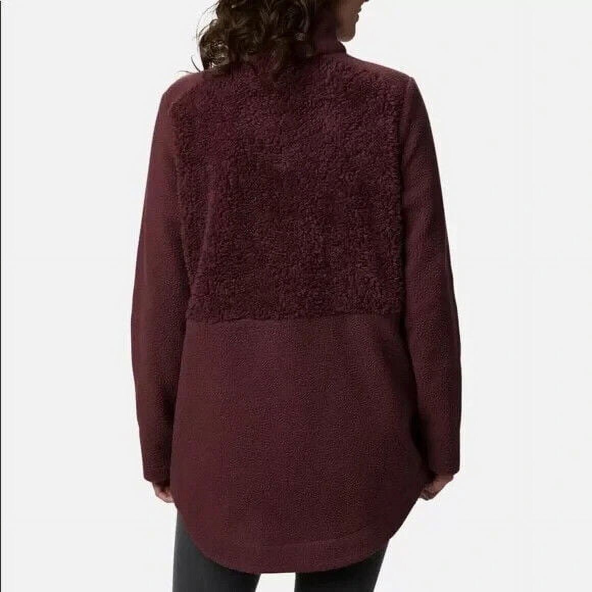 Columbia Women s Lodge Sherpa Full Zip Fleece Wine purple Size S