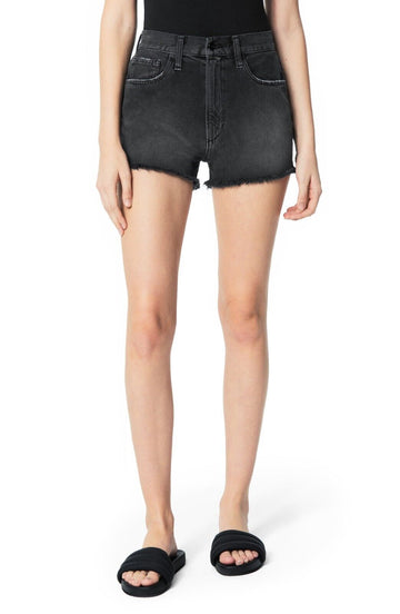 Joe's Women's Shorts Denim Vintage Raw-Hem High-Rise Black Size 31 MSRP $126