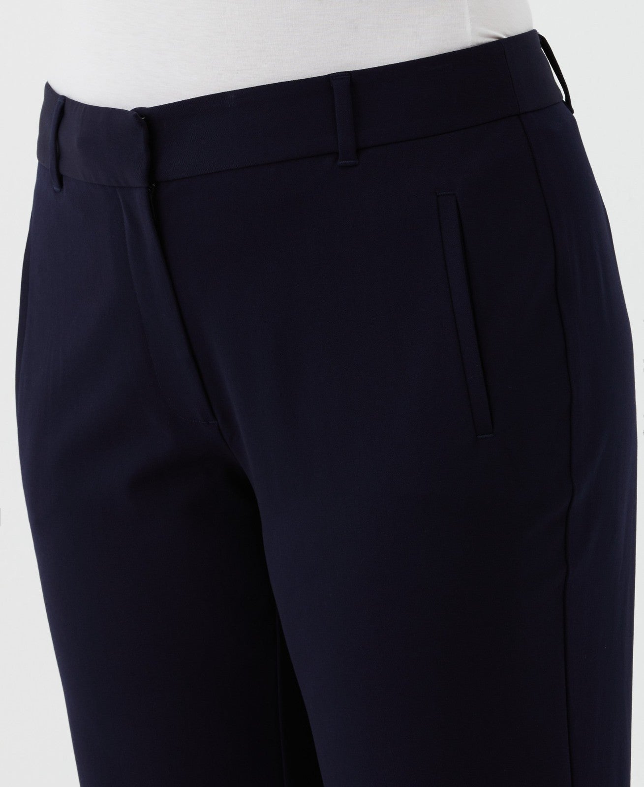 Rafaella Plus Size Straight Leg Ankle Pants Black Size 20W MSRP $89