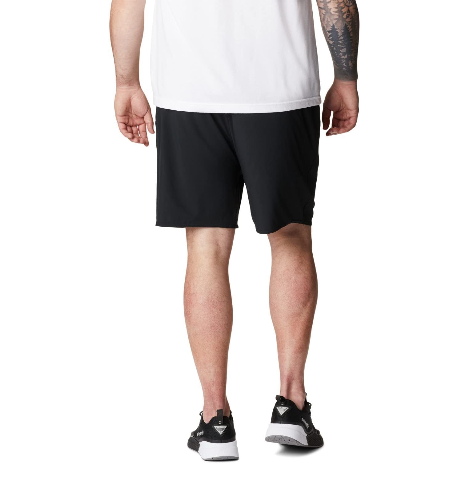 Columbia Mens Regular fit Casual Shorts Size M - 8 Inseam Black Solid MSRP $60