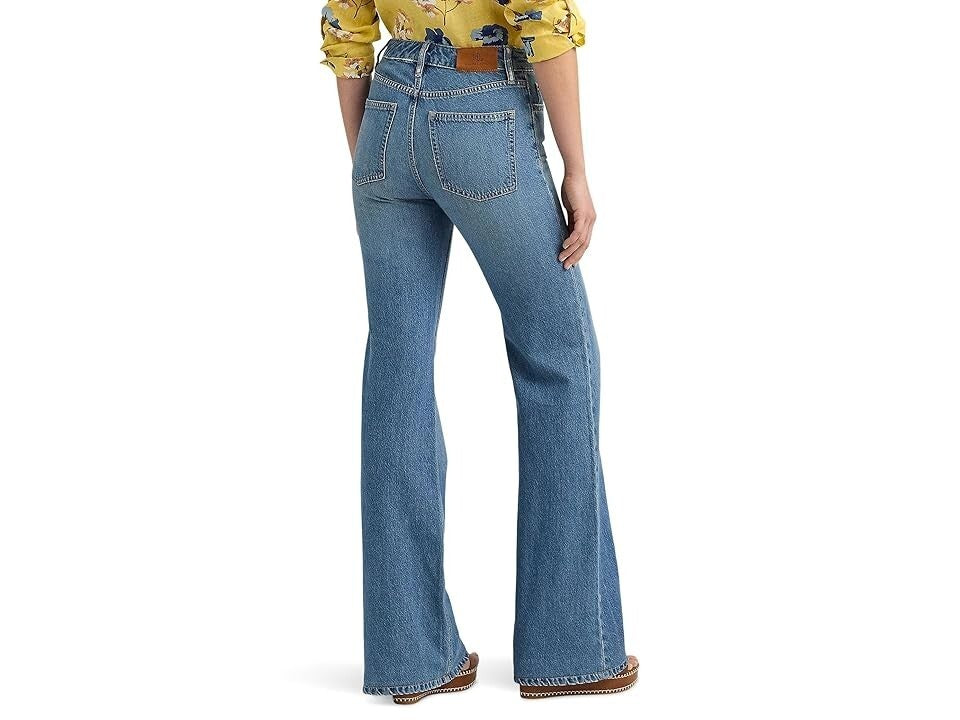 Lauren Ralph Lauren High-Rise Flare Jean Blue Size 12 MSRP $165