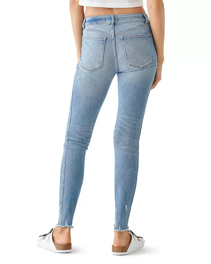 DL1961 Florence Mid-Rise Skinny Ankle Jeans in Osbourne Blue Size 24 MSRP $199
