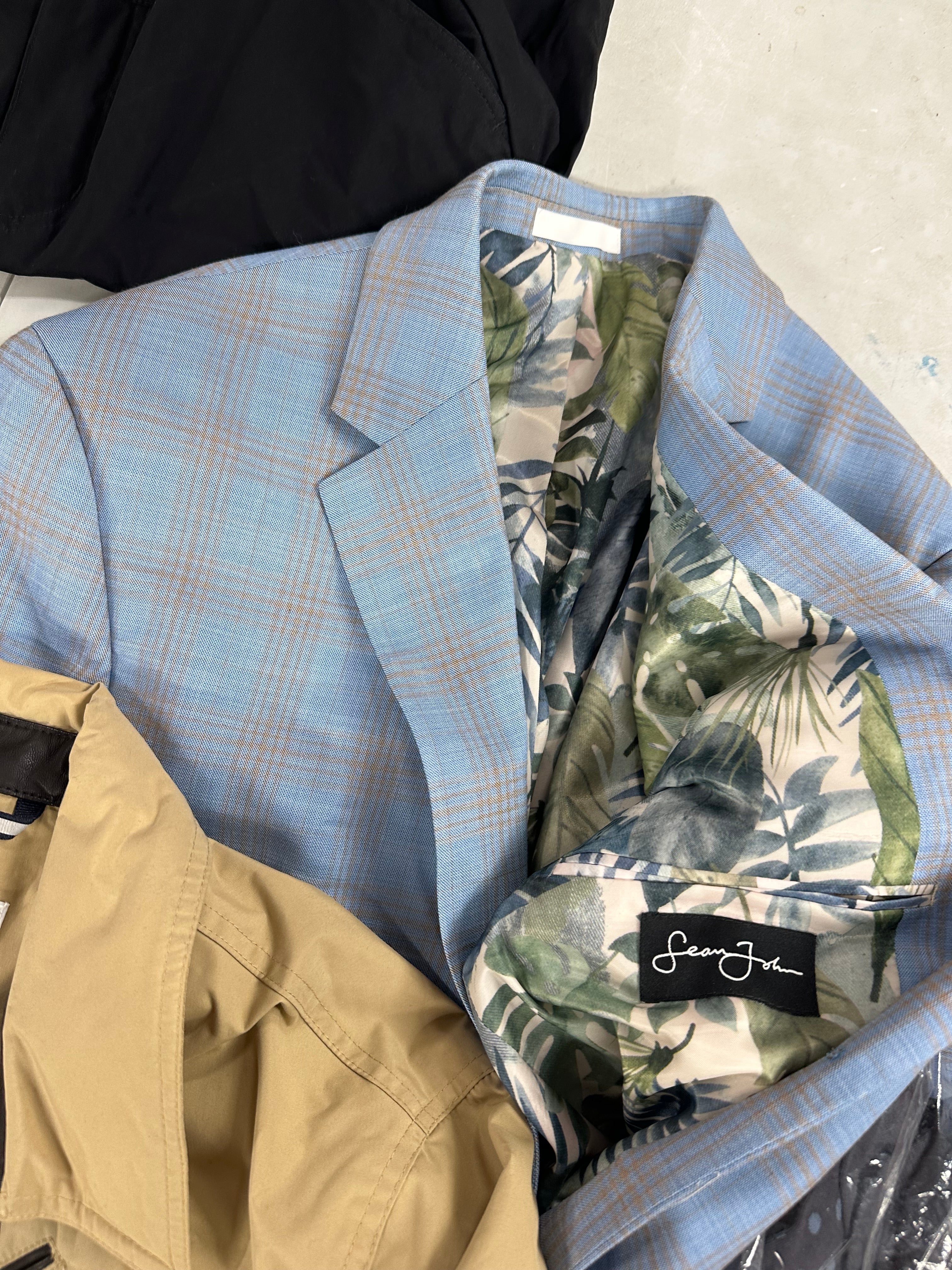 Men's Clothing, Shoes and Others, Assorted Wholesale Lot, 7 FOR ALL MANKIND, SEAN JOHN, COLE HAAN, CALVIN KLEIN, POLO RALPH LAUREN, WEATHERPROOF, PERRY ELLIS and more, 13 items, CUSTOMER RETURNS