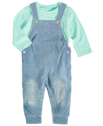 First Impressions Baby Boys 2-Pc. Long-Sleeve Blue Size 0-3 months