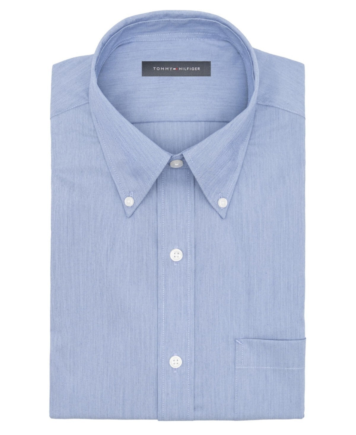 Calvin Klein Wrinkle-Resistant Stretch Dress Shirt Blue Size 15.5 x 34/35 $85