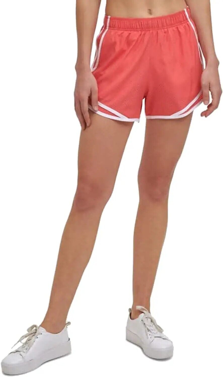 Calvin Klein Performance Womens Perforated Shorts Radiance Pink Size XS