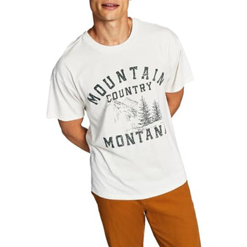 And Now This Mens Crewneck Short Sleeve Graphic T-Shirt Ivory Size XL