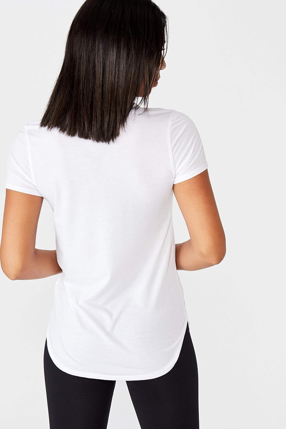 COTTON ON Women's Gym T-Shirt, White, Size XL